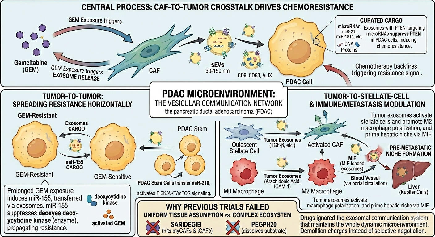 Microvesicles communication between stroma and tumoral cells 